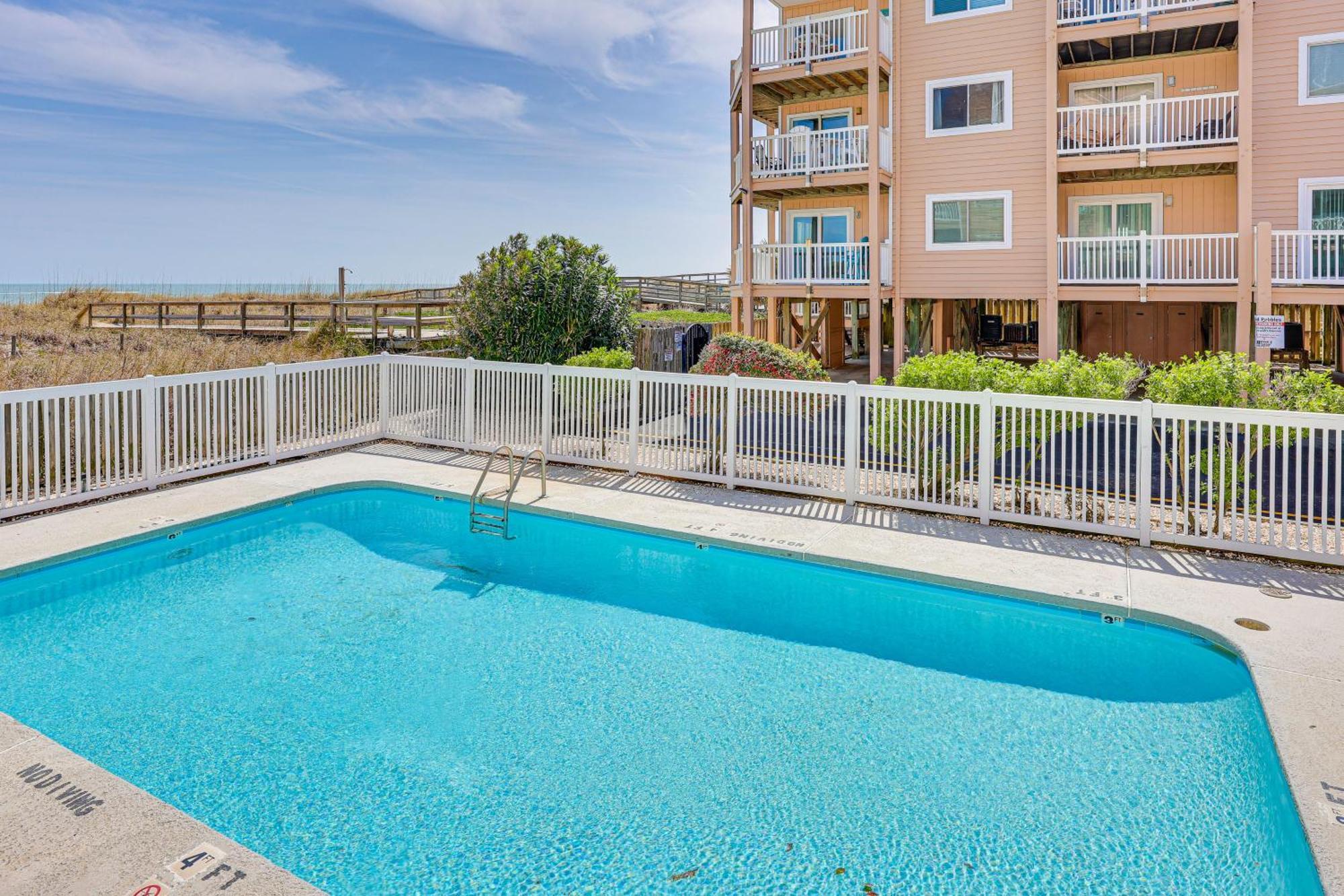 Carolina Beach Condo With Balcony And Ocean Access! Exterior foto